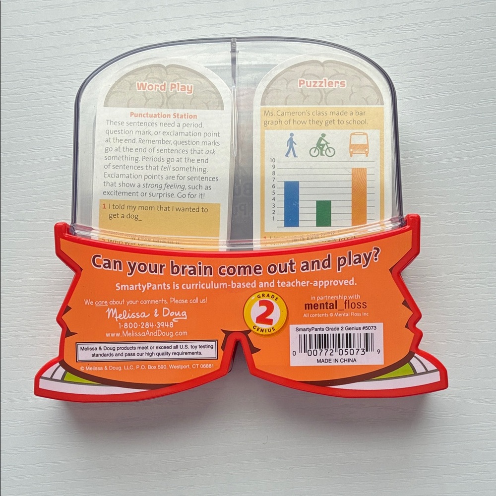 Melissa & Doug SmartyPants Brain-Building Question Puzzle Game Cards 2nd Grade - Picture 3 of 11